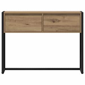 Odkládací stolek Umělecký dub 100 x 36 x 75 cm kompozitní dřevo - obrázek 6