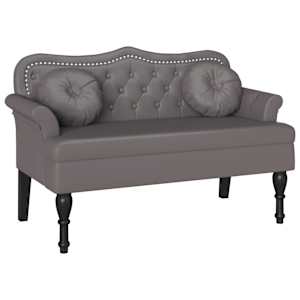 vidaXL Chesterfieldi pink Hall 120.5 x 65 x 75 cm Kunstnahk
