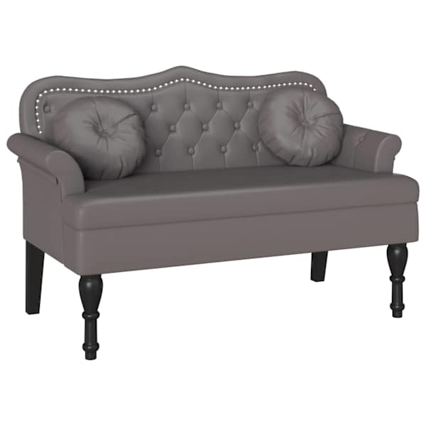 vidaXL Chesterfieldi pink Hall 120.5 x 65 x 75 cm Kunstnahk