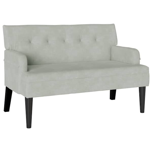 vidaXL Chesterfieldi pink Helehall 112 x 65,5 x 75 cm Samet