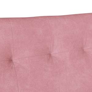 Chesterfield lavice Růžová 112 x 65,5 x 75 cm samet - obrázek 8
