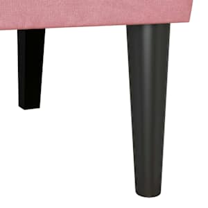 Chesterfield lavice Růžová 112 x 65,5 x 75 cm samet - obrázek 9