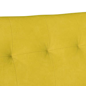 Chesterfield lavice Žlutá 112 x 65,5 x 75 cm samet - obrázek 8