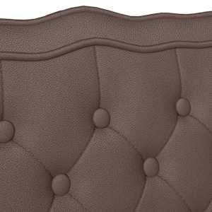 Chesterfield lavice Hnědá 119,5 x 64,5 x 75 cm Umělá kůže - obrázek 8