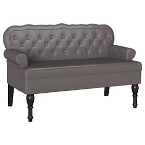 vidaXL Chesterfieldi pink Hall 119,5 x 64,5 x 75 cm Kunstnahk