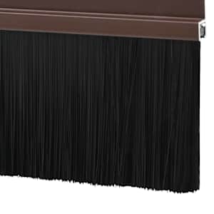 Samolepicí štěrbiny na dveře 6 pcs Hnědá 100 cm - obrázek 6