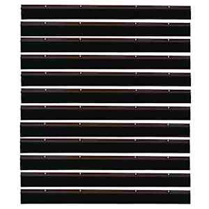 Šroubovací těsnění dveřního kartáče 12 pcs Hnědá 100 cm - obrázek 5