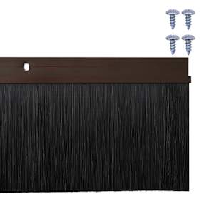 Šroubovací těsnění dveřního kartáče 12 pcs Hnědá 100 cm - obrázek 6