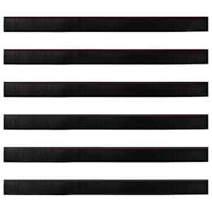 Šroubovací těsnění dveřního kartáče 6 pcs Hnědá 100 cm - obrázek 5