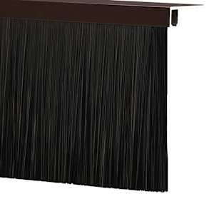 Šroubovací těsnění dveřního kartáče 12 pcs Hnědá 100 cm - obrázek 8