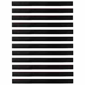 Šroubovací těsnění dveřního kartáče 12 pcs Hnědá 100 cm - obrázek 5