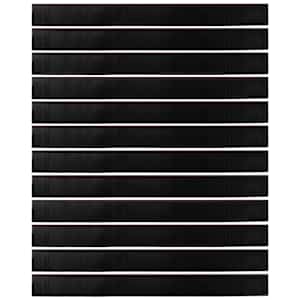 Šroubovací těsnění dveřního kartáče 12 pcs Hnědá 100 cm - obrázek 5