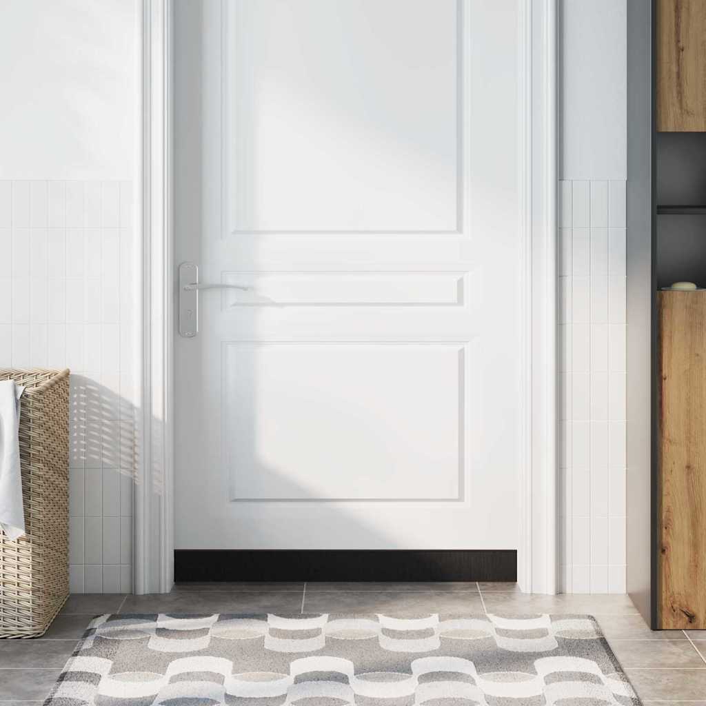 vidaXL Aufsteck Türbürstendichtungen 12 pcs Braun 100 cm