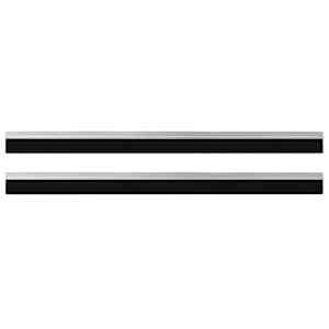 Samolepicí štěrbiny na dveře 2 pcs Stříbrná 100 cm - obrázek 5
