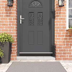 Samolepljiva tesnila za vrata 2 pcs srebrna 100 cm