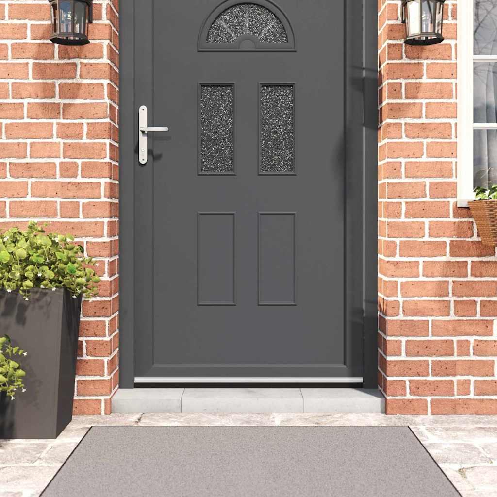 Feronerie uși glisante și accesorii - Dopuri pentru uși autoadezive 12 pcs Argintiu 100 cm