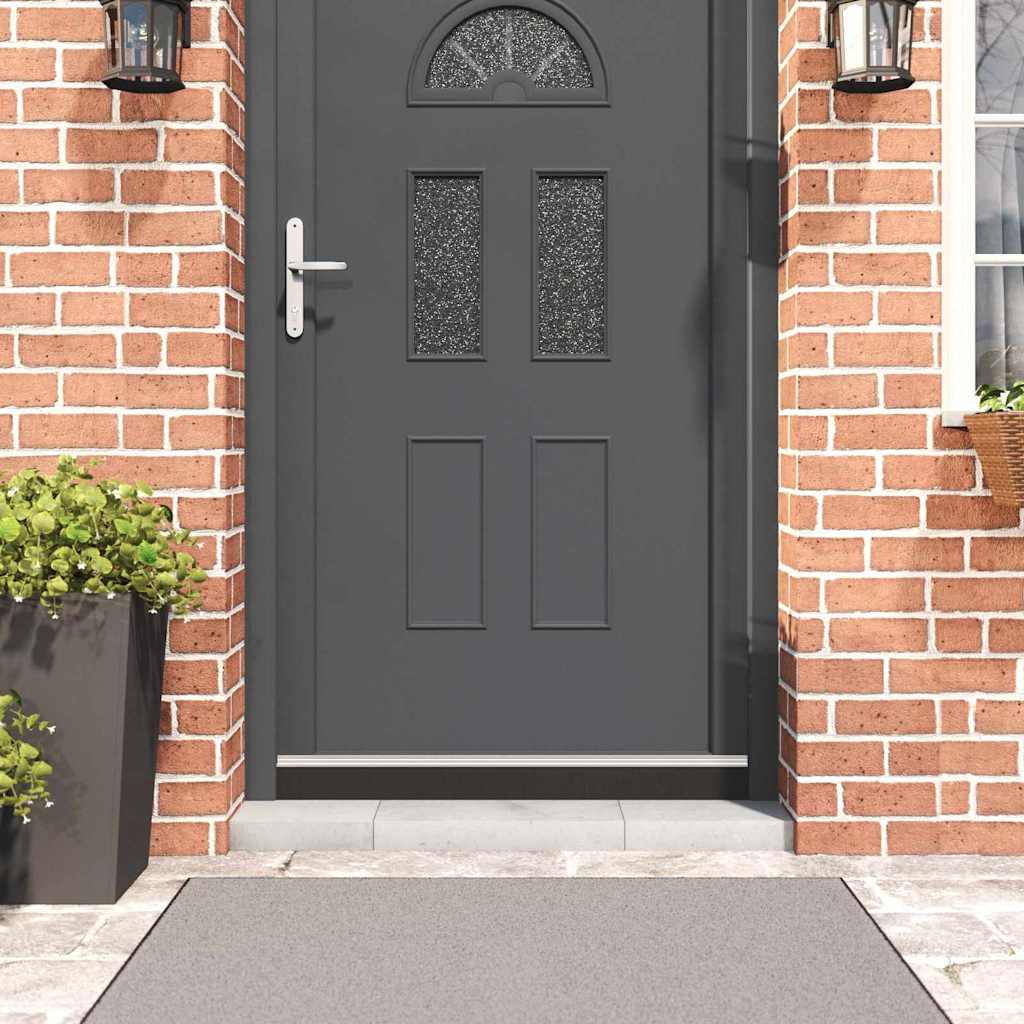 Feronerie uși glisante și accesorii - Dopuri pentru uși autoadezive 12 pcs Argintiu 100 cm