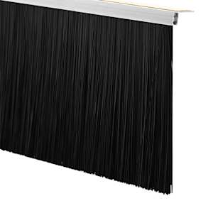 Samolepicí štěrbiny na dveře 2 pcs Stříbrná 100 cm - obrázek 7
