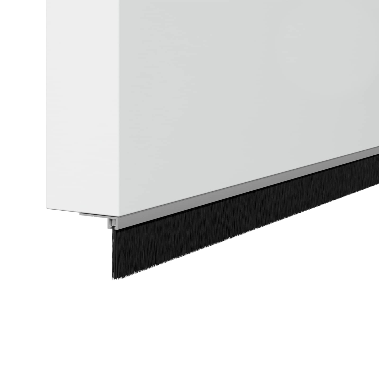 Skrbniki za vrata z vijaki 2 pcs srebrna 100 cm - slika 4