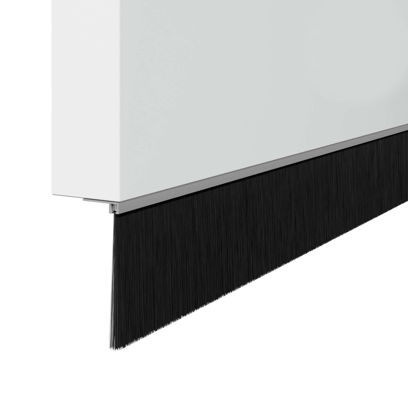 Skrbniki za vrata z vijaki 2 pcs srebrna 100 cm - slika 4