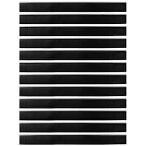 Šroubovací těsnění dveřního kartáče 12 pcs Stříbrná 100 cm - obrázek 5