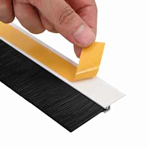 Samolepicí štěrbiny na dveře 2 pcs Bílá 100 cm - obrázek 7