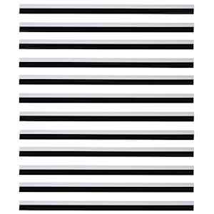 Samolepicí štěrbiny na dveře 12 pcs Bílá 100 cm - obrázek 5
