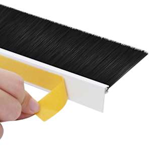 Samolepicí štěrbiny na dveře 2 pcs Bílá 100 cm - obrázek 8