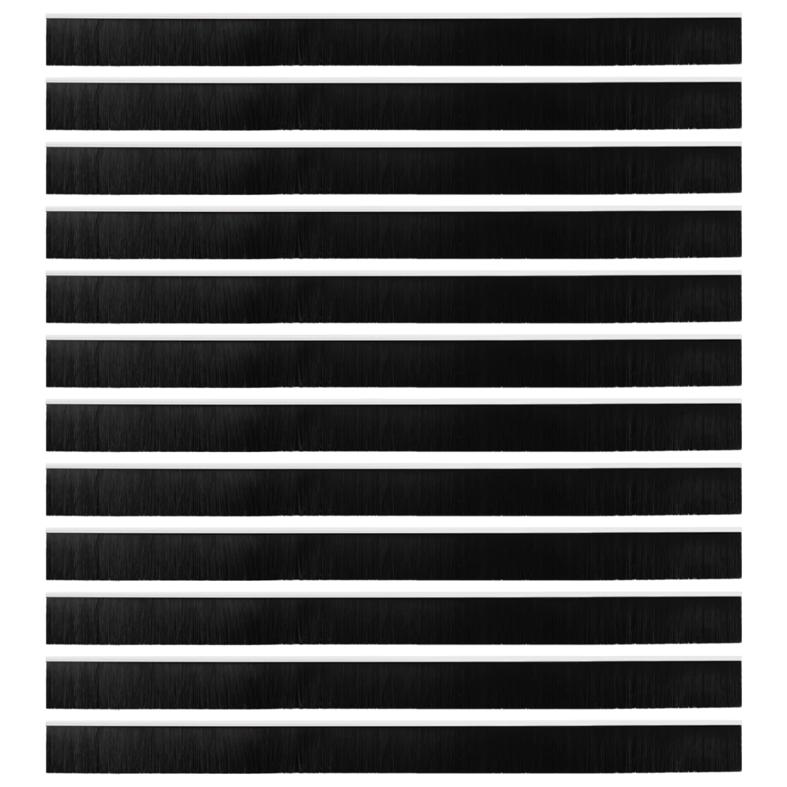 Samolepljiva tesnila za vrata 12 pcs Bela 100 cm - slika 2