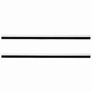 Šroubovací těsnění dveřního kartáče 2 pcs Bílá 100 cm - obrázek 5
