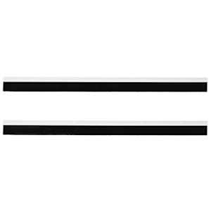 Šroubovací těsnění dveřního kartáče 2 pcs Bílá 100 cm - obrázek 5