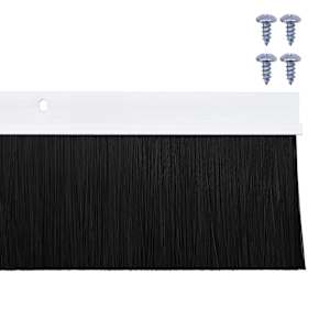Šroubovací těsnění dveřního kartáče 2 pcs Bílá 100 cm - obrázek 6