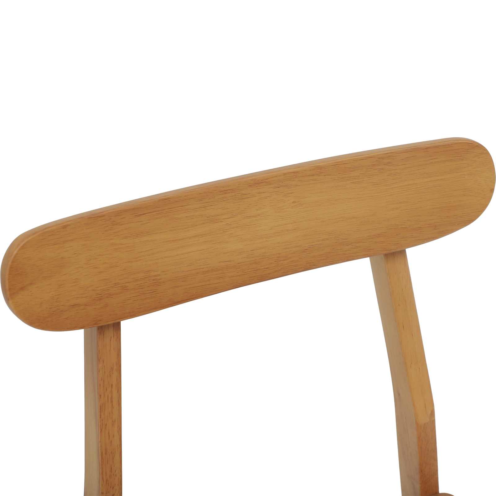 Spisestuestol 2 pcs Naturlig Massivt tre - Bilde 9