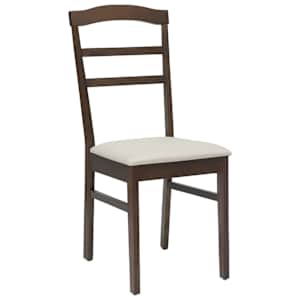 Jídelní židle 2 pcs Světle hnědá a světle Masivní gumové dřevo - obrázek 4