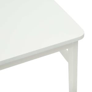 Jídelní židle 2 pcs Bílá Masivní gumové dřevo - obrázek 8