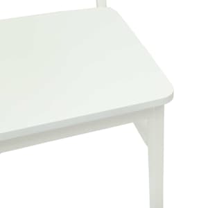 Jídelní židle 2 pcs Bílá Masivní gumové dřevo - obrázek 8
