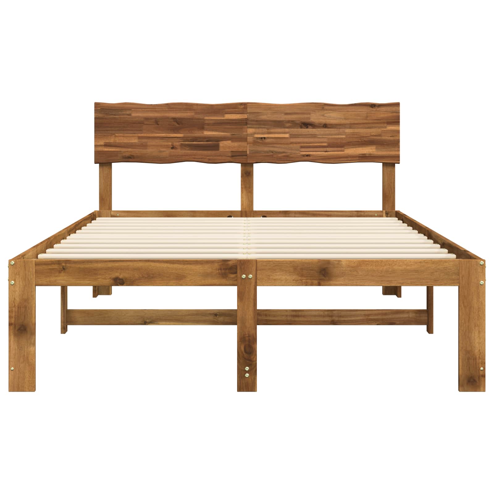Parivuodekehys päädyn kanssa ROSTOCK Luonnollinen 5FT King Size - Image 4
