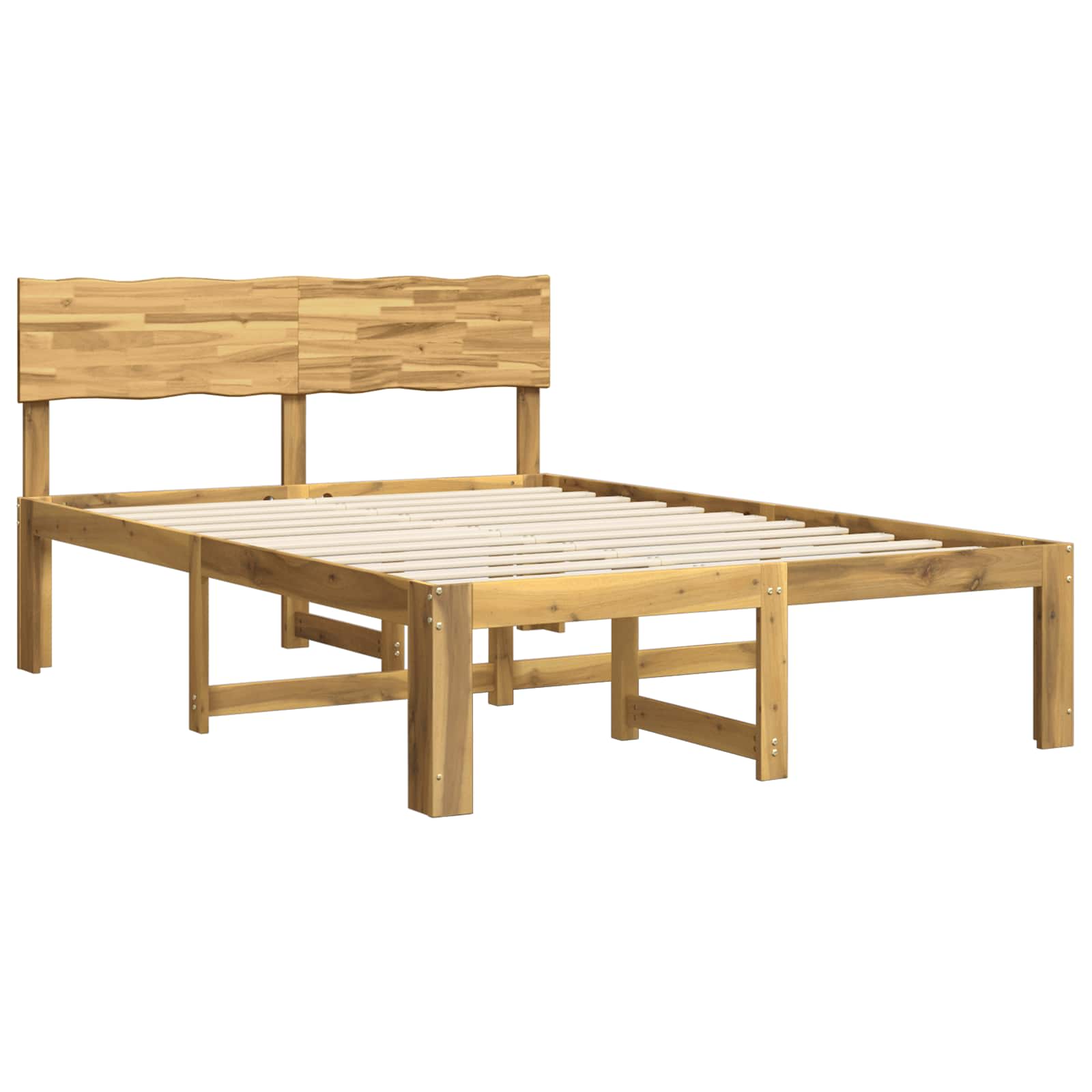 Parivuodekehys päädyn kanssa ROSTOCK valkoinen 160 x 200 cm - Image 3