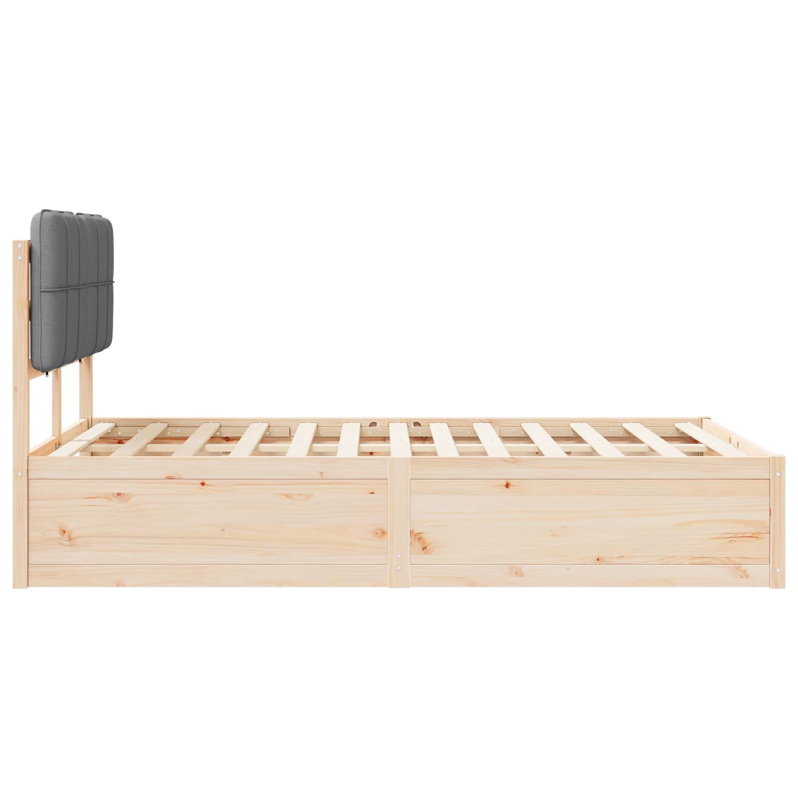 Voodiraam Pehme Peatoega peaga Helehall 120 x 190 cm Tahke mänd 29 Kõik vajalik sinu aeda ja koju! Voodiraam Pehme Peatoega peaga Helehall 120 x 190 cm Tahke mänd - Image 6