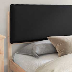 Rám postele s čalouněným čelem s čelo Černá 200 x 200 cm - obrázek 3