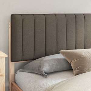 Rám postele s čalouněným čelem Taupe 200 x 200 cm - obrázek 3
