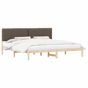 Rám postele s čalouněným čelem Taupe 200 x 200 cm - obrázek 2