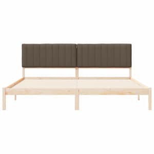 Rám postele s čalouněným čelem Taupe 200 x 200 cm - obrázek 5