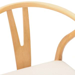 Jídelní židle 2 pcs Přirozená a světlá Masivní gumové dřevo - obrázek 8