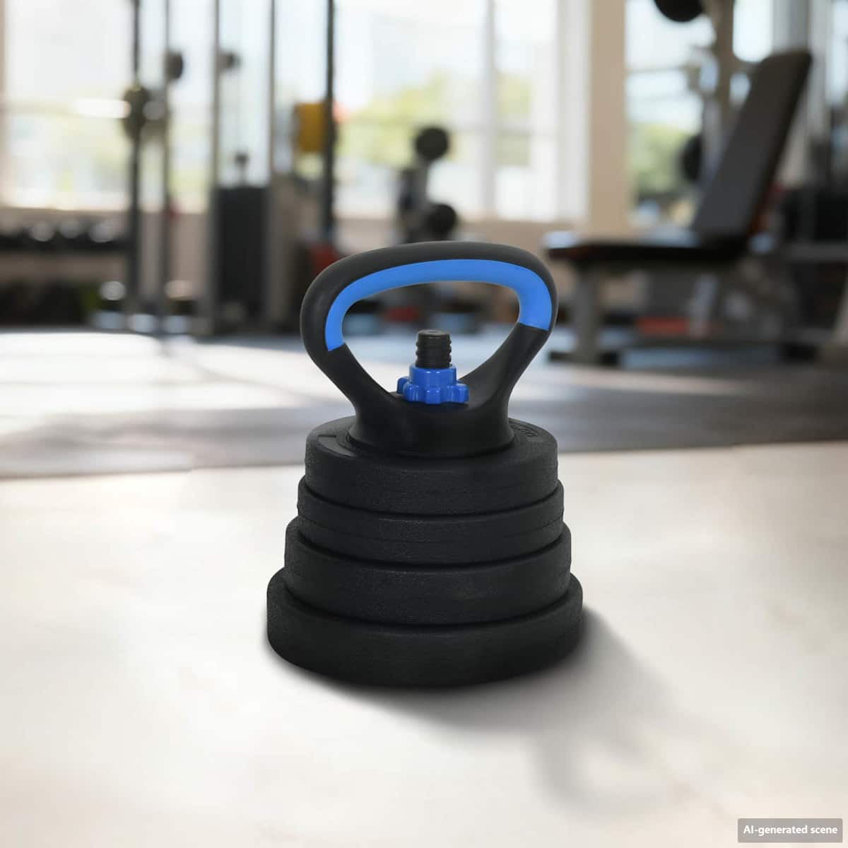 4-i-1 Håndvægte Barbell Kettlebell Sæt