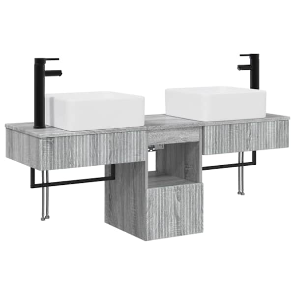vidaXL Vannitoa kapikomplekt 3 tk Hall Sonoma 53 x 35 x 39 cm