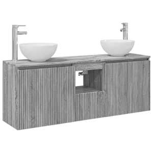 vidaXL Vannitoa kapikomplekt 3 tk Hall Sonoma 49,5 x 35 x 63 cm