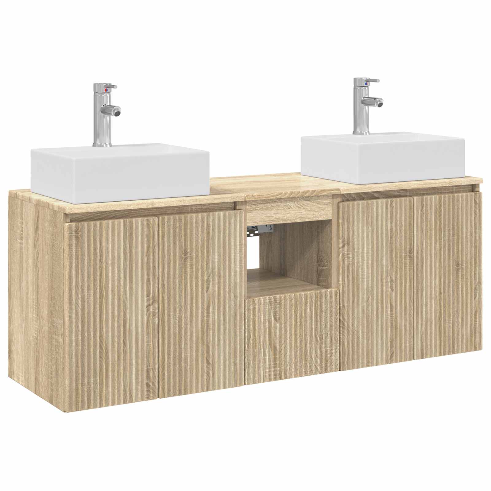 Badkamerkastenset 3 st Sonoma Eiken 49,5 x 41 x 62,5 cm - Afbeelding 2