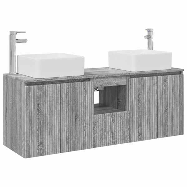 vidaXL Vannitoa kapikomplekt 3 tk Hall Sonoma 53 x 35 x 63 cm