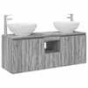 vidaXL Vannitoa kapikomplekt 3 tk Hall Sonoma 49,5 x 44,5 x 65 cm